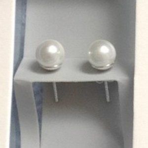 Pearl Earrings 7-8mm Sterling Silver